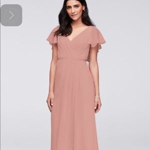 David’s Bridal Ballet Pink Bridesmaids Dress